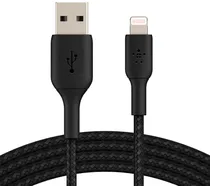 Cabo Belkin CAA002BT1MBK USB-A para Lightning 1M - Preto