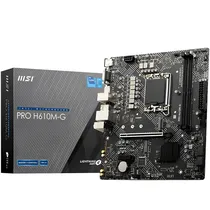 Placa-Mãe MSI Pro H610M-G LGA 1700 DDR5