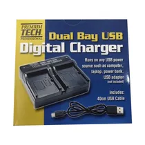 Carregador de Bateria Duplo Tech PTD-59 FW50