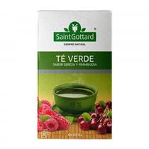 Cha Saint Gottard Verde Cereja e Amora com 20 Saquinhos