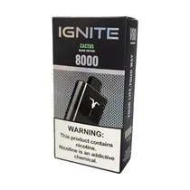 Pod Descartável Ignite V80 Black Cactus 8000 Puffs