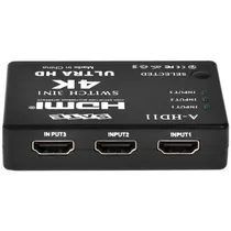 Satellite Switch HDMI A-HD11 3P 4K Negro