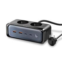 Filtro de Linha Mcdodo CH-4610 6 Em 1 / 70W Gan Lightning Protection Power Strip - Preto