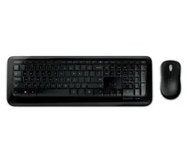 Kit Teclado + Mouse Sem Fio Microsoft 850 Desktop PY9-00004 (Espanhol) - Preto