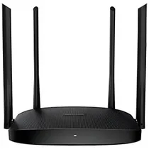 Roteador Hikvision DS-3WR12C Dual Band / 2.4GHZ / 5GHZ / 4 Antenas - Preto