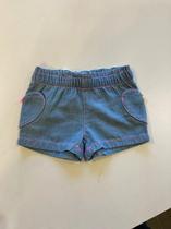 Chicco Fashion Short Jeans Femenino Tela +18M Azul