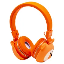 Fone de Ouvido Sem Fio Luo LU-996 Headphones Infantil com Bluetooth - Laranja