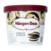 Sorvete Haagen Dazs Mini Cookies Cream 100ML