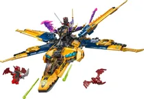 Lego Ninjago Dragons Rising Ras And Arin's Super Storm Jet - 71833 (510 PCS)
