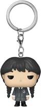 Boneca Chaveiro Wednesday Addams - Wednesday - Funkopop Pocket