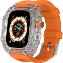 Smartwhatch Blulory Glifo 9 do - IP68 - Bluetooth - Black And Orange - Orange