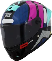 Capacete para Moto Axxis Hummer s Flex E8 - Tamanho XL (61-62) - Gloss Flour Pink