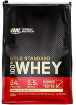 Optimum Nutrition Whey Protein Vainilla Plastico s/C