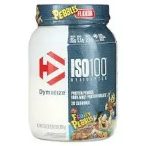Dymatize Dymatize Iso 100 Fruity Pebbles 1.34LBS Plastico Blanco  Dymatize Dy...