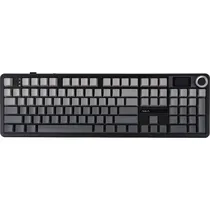 Teclado Gamer Mecânico Aula F108 Pro 100% RGB USB-C Switch Reaper - Cinza (Inglês)