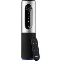 Câmera Webcam Logitech Conference Connect (960-001035) - Preto/Prata