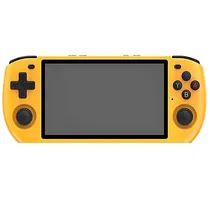 Console Portátil Powkiddy RGB10MAX3 64GB de 5" com 10.000 Jogos - Amarelo