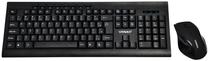 Teclado e Mouse Sem Fio Satellite AK-726G Preto (Portugues)