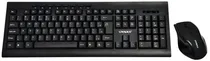 Teclado e Mouse Sem Fio Satellite AK-726G Preto (Português)