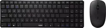 Teclado e Mouse Sem Fio Rapoo 9300M - Preto (Português)
