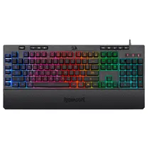 Teclado Redragon K512RGB-1 Shiva Black USB Inglês