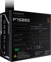 Fonte para Gabinete Gigabyte GP-P750BS 80 Plus Bronze 750W