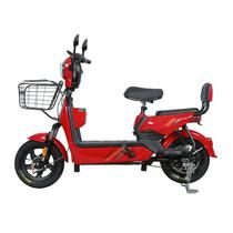 Motocicleta Eletrica M550 / 500W / 10A / 48V / Bateria Lithium - Vermelho (com Pedal)