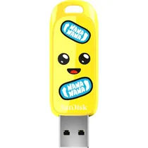 Pendrive Sandisk Fortnite Peely Edition USB 3.2 256 GB - Amarelo (SDCZIF-256G-G46)