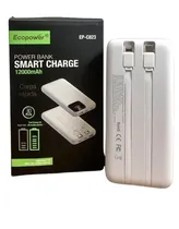 Ecopower Cargador Portatil EP-C823 12000MAH Blanco