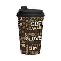 Vaso de Cafe Herevin Coffee 161912-008 340ML Negro - Marron