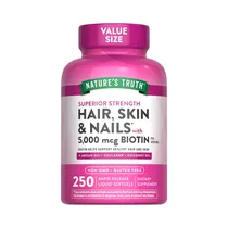 Vitaminas Nature's Truth Hair, Skin & Nails 5000 MCG 250 Softgelsvitaminas Nature's Truth Hair, Skin & Nails 5000 MCG 250 Softgels