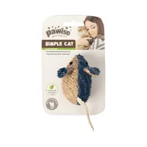 Juguete para Mascota Pawise 28391 Simple Cat Peluche de Ratón 4.5X7.5CM