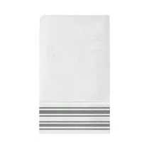 Toalla de Baño Soho Retreat Stripes Collection TO1600RETSGRA 90 X 150 CM Blanco - Grafito