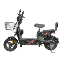 Motocicleta Eletrica M550 / 500W / 10A / 48V / Bateria Lithium - Preto