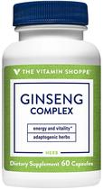 The Vitamin Shoppe Ginseng Complex (60 Vegetable Capsules)