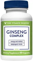 The Vitamin Shoppe Ginseng Complex (60 Vegetable Capsules)
