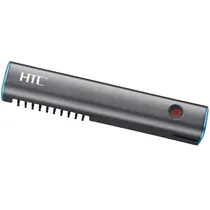 Escova de Cabelo HTC JK-7060 210 °C Recarregável - Cinza/Azul