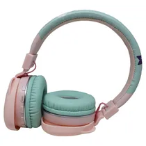 Fone de Ouvido Luo LU-994 - BLT - LED - Gato/Rosa