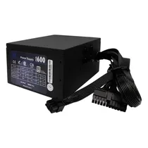 Fonte Mtek PSR-600 ATX 600W 80 Plus PFC Ativo Semi Modular Bivolt - Preto