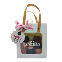 Alfajor Mini Tofia Kit de Presente Caixa Branca X8UN 300G