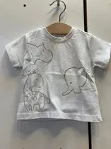 Chicco Fashion Camiseta M/C Tela 12M+ s/C