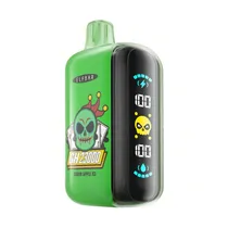 Pod Descartável Elfbar GH23000 Green Apple Ice 23.000 Puffs