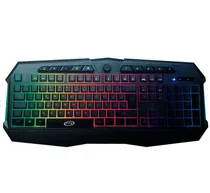 Teclado USB Gamer FTX FTXK623 Multimedia/RGB/Español