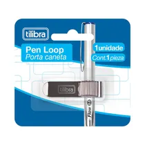 Clip para Portalápices Tilibra Pen Loop 346652 Plata