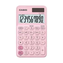 Calculadora Compacta Casio SL-310UC-PK de 10 Dígitos - Rosa