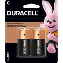 Pilha Alcalina Duracell Tipo C - 2 Unidades