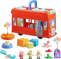Peppa Pig Ônibus Da Peppa 2EM1 Hasbro - F8881 (17 PCS)