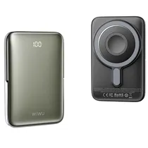 Carregador Magnético Sem Fio 3 Em 1 Wiwu WI-P018 - Preto