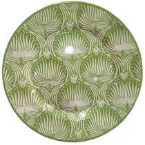 Plato Raso Green Damask 2 Alleanza