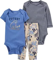 Conjunto Carter's 1N715510 Masculino(3 Peças)